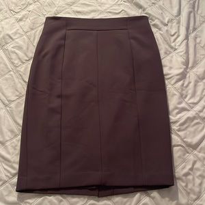 Brown midi skirt